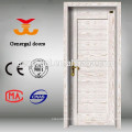 CE / ISO9001 nouvelle conception intérieure yongkang PVC porte en acier